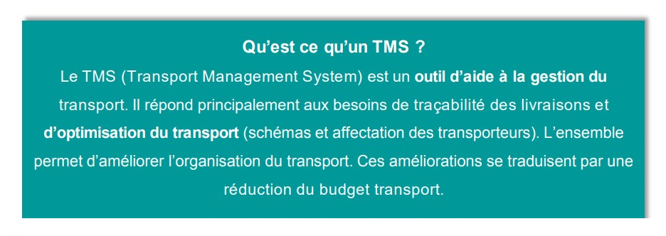 Qu'est ce qu'un tms transport